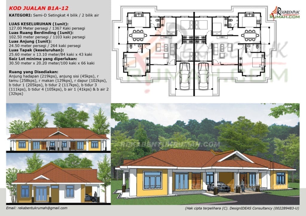 1 Tingkat Semi-D <1,400 sqf 12 1 Tingkat SemiD 1400sqf Page13