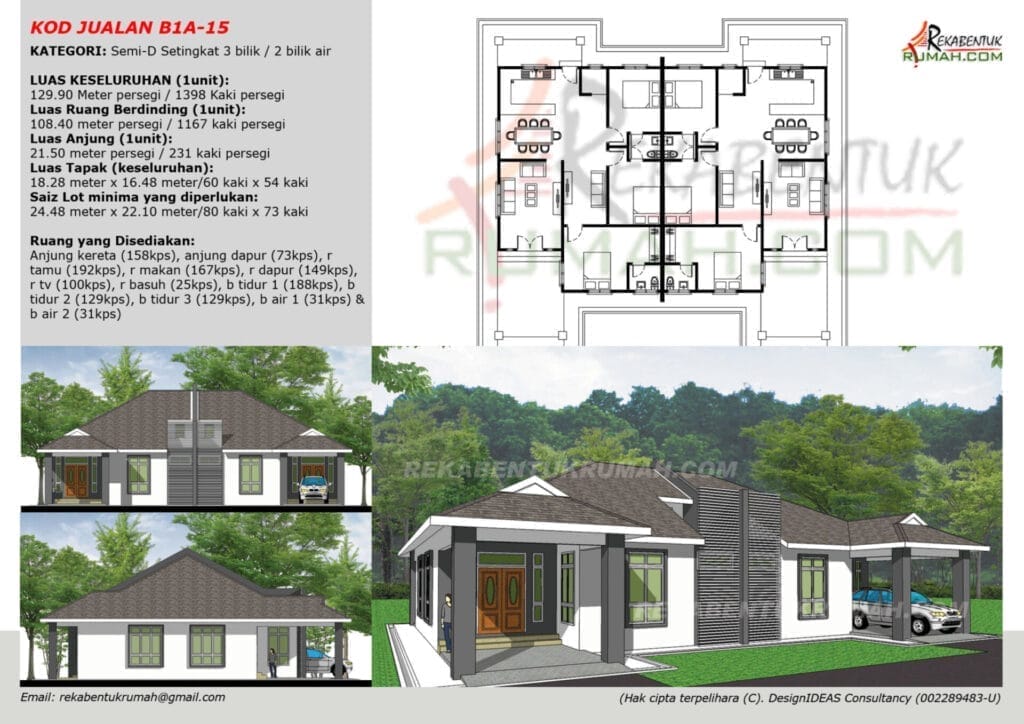 1 Tingkat Semi-D <1,400 sqf 15 1 Tingkat SemiD 1400sqf Page16