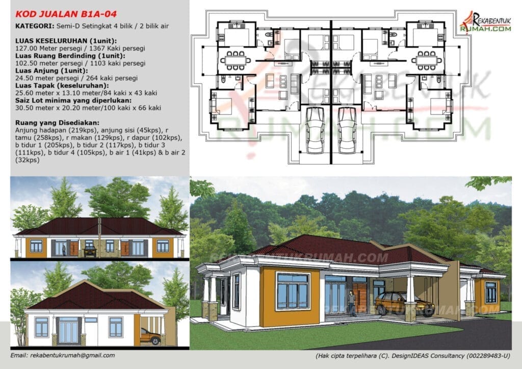 1 Tingkat Semi-D <1,400 sqf 4 1 Tingkat SemiD 1400sqf Page5