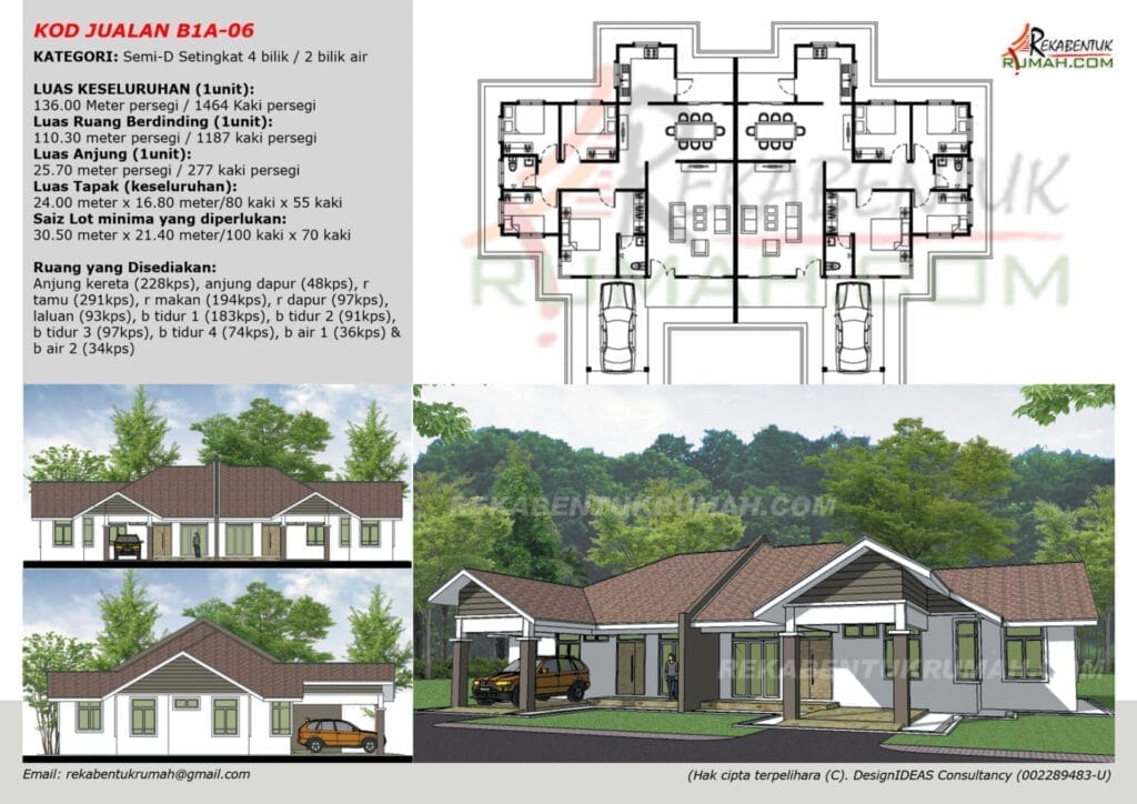 1 Tingkat Semi-D <1,400 sqf 6 1 Tingkat SemiD 1400sqf Page7