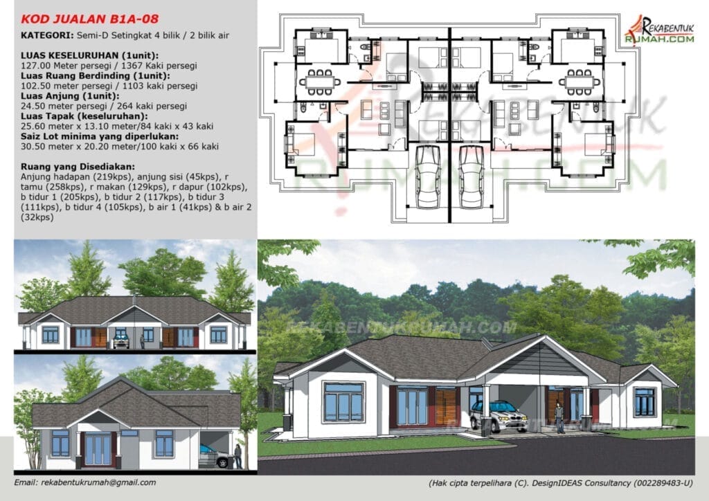 1 Tingkat Semi-D <1,400 sqf 8 1 Tingkat SemiD 1400sqf Page9