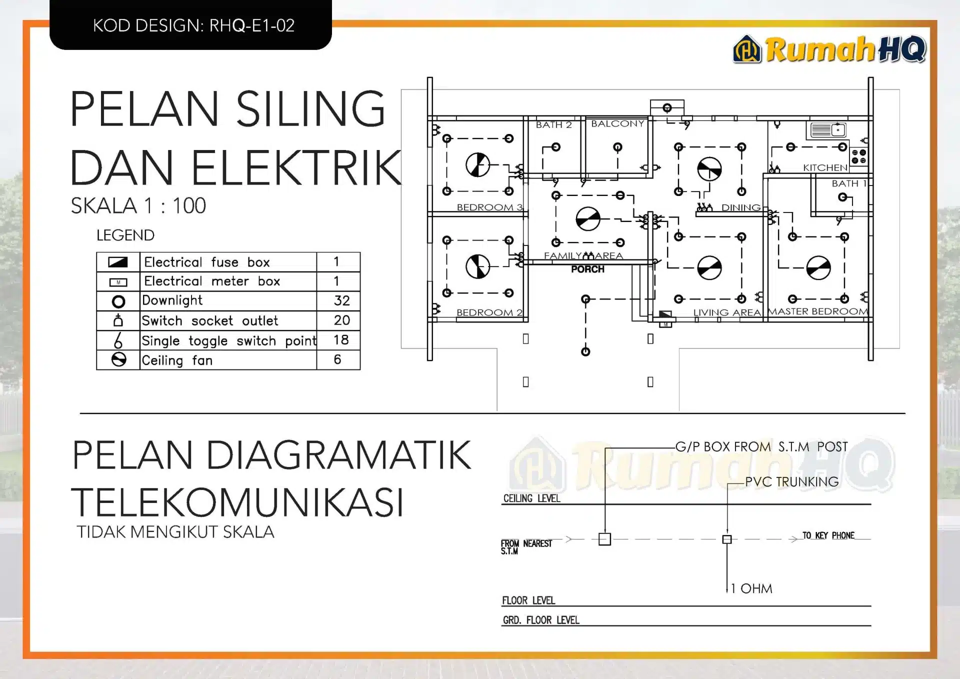 RHQ-E1-02 25 Rekabentuk Design Rumah RHQ E1 02 15