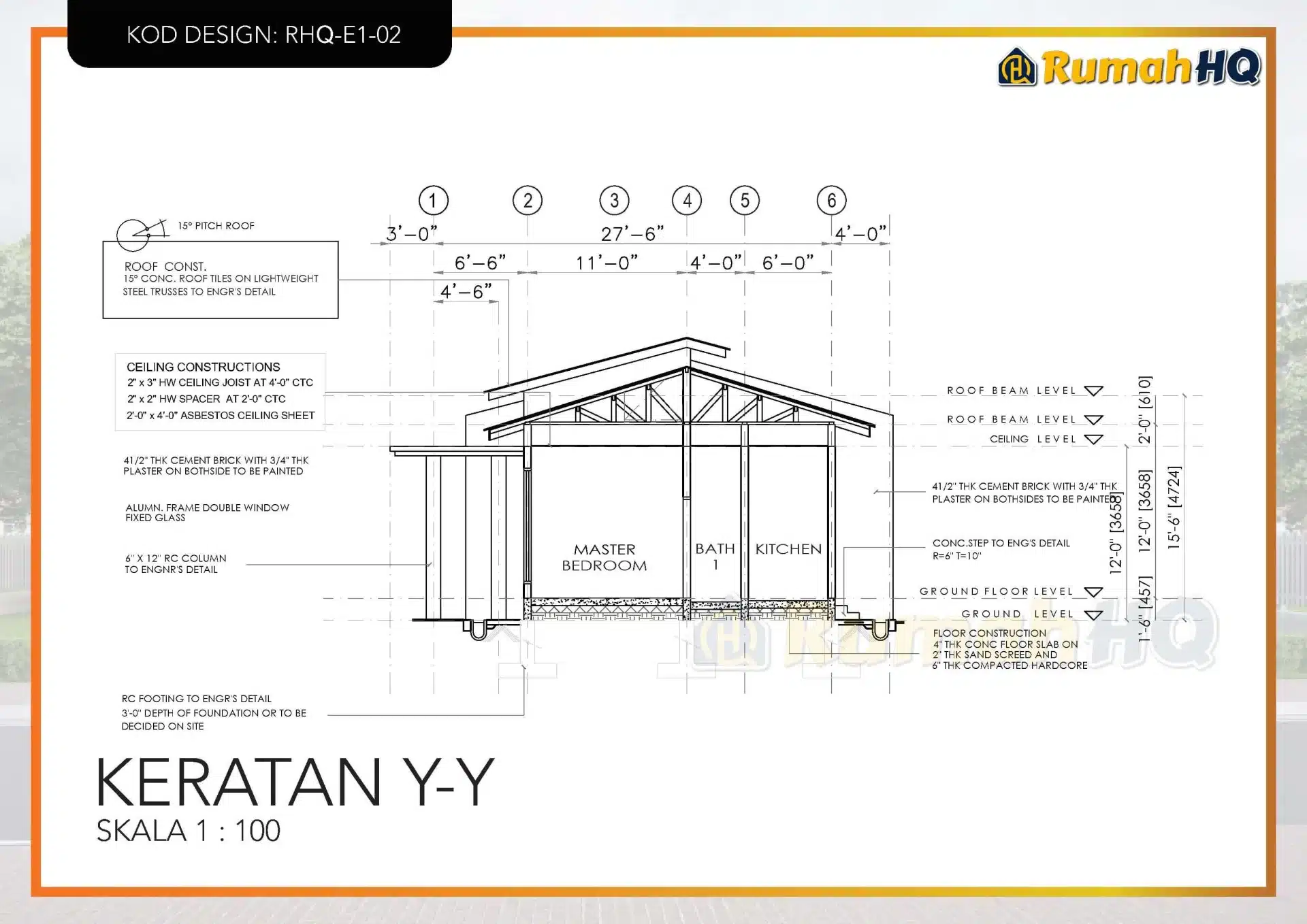RHQ-E1-02 24 Rekabentuk Design Rumah RHQ E1 02 9