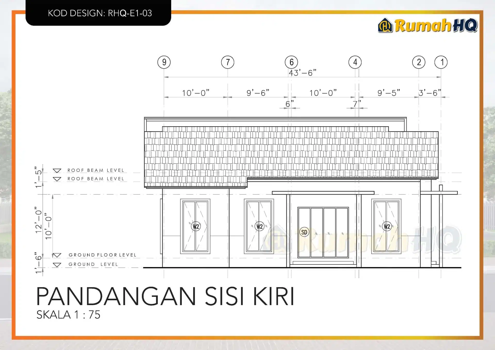 RHQ-E1-03 20 Rekabentuk Design Rumah RHQ E1 03 13