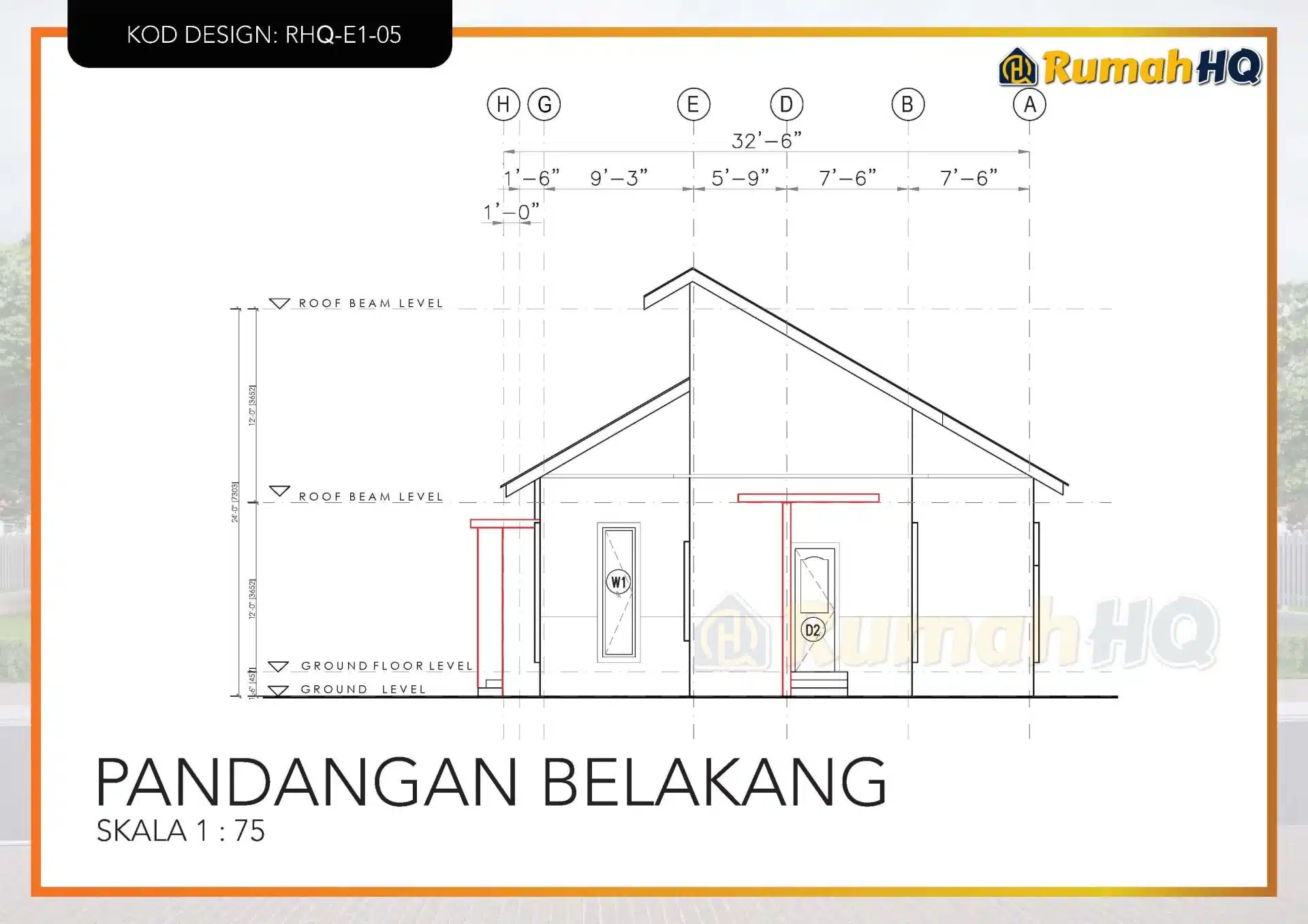 RHQ-E1-05 22 Rekabentuk Design Rumah RHQ E1 05 12