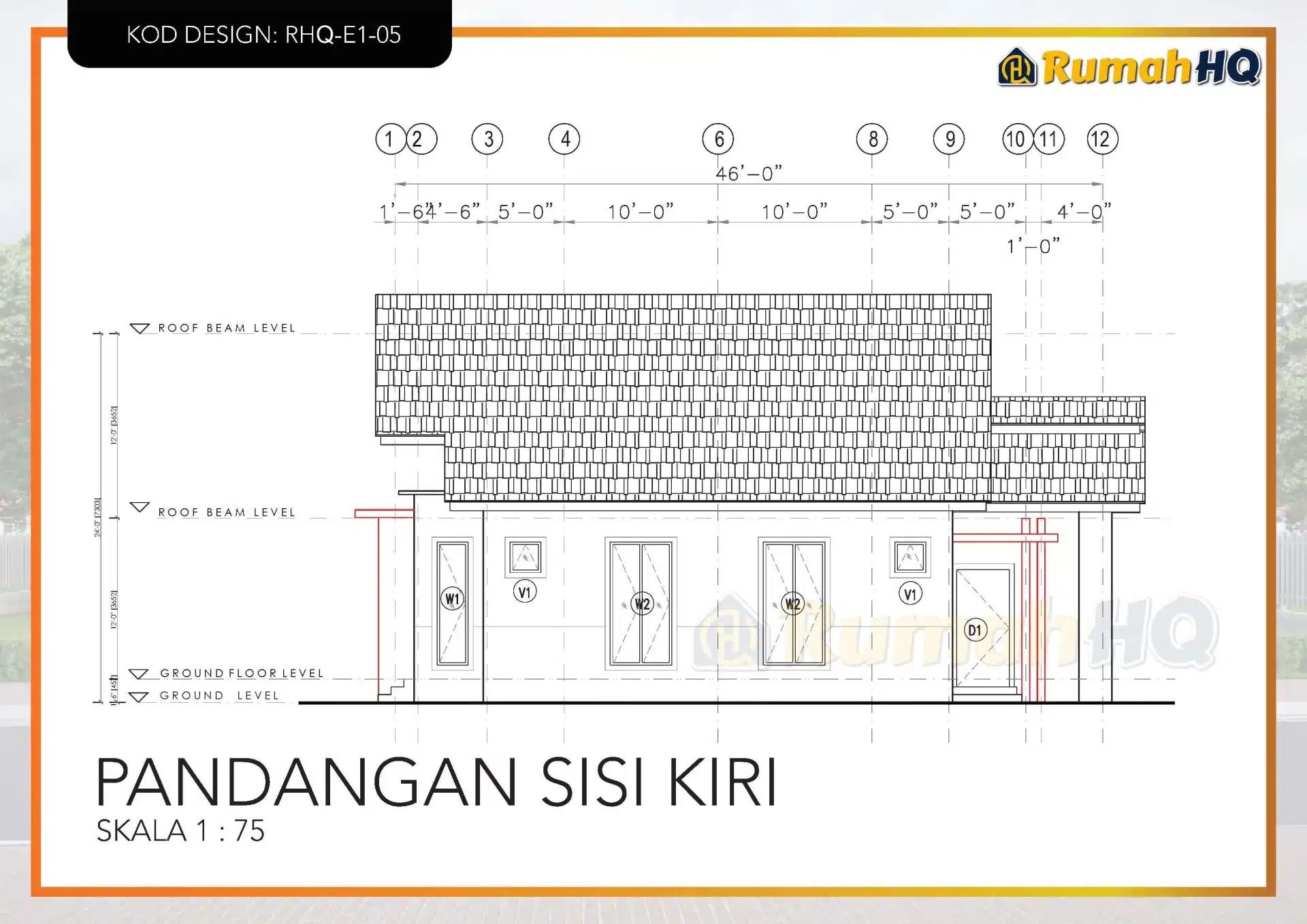 RHQ-E1-05 21 Rekabentuk Design Rumah RHQ E1 05 13
