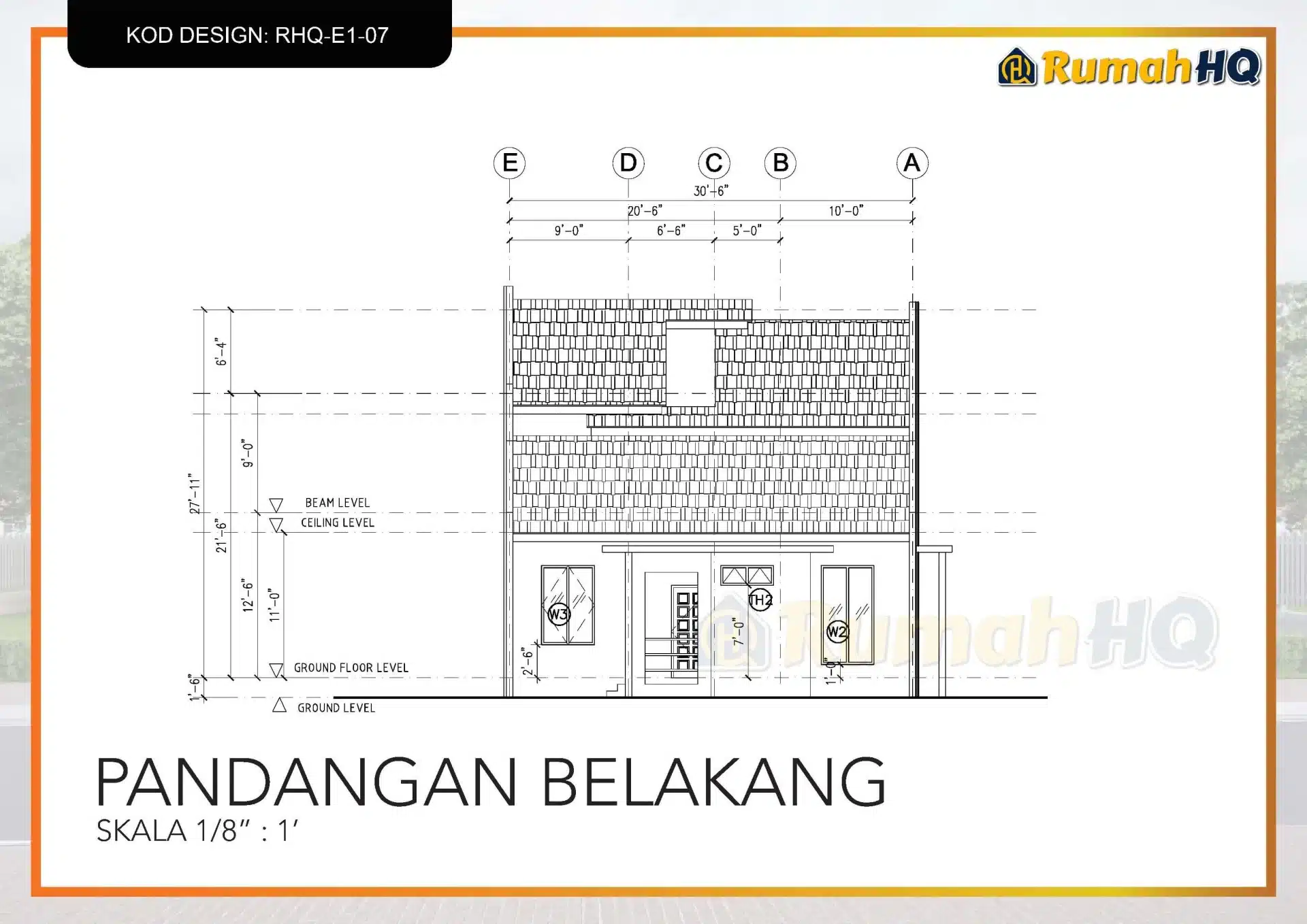 RHQ-E1-07 22 Rekabentuk Design Rumah RHQ E1 07 12