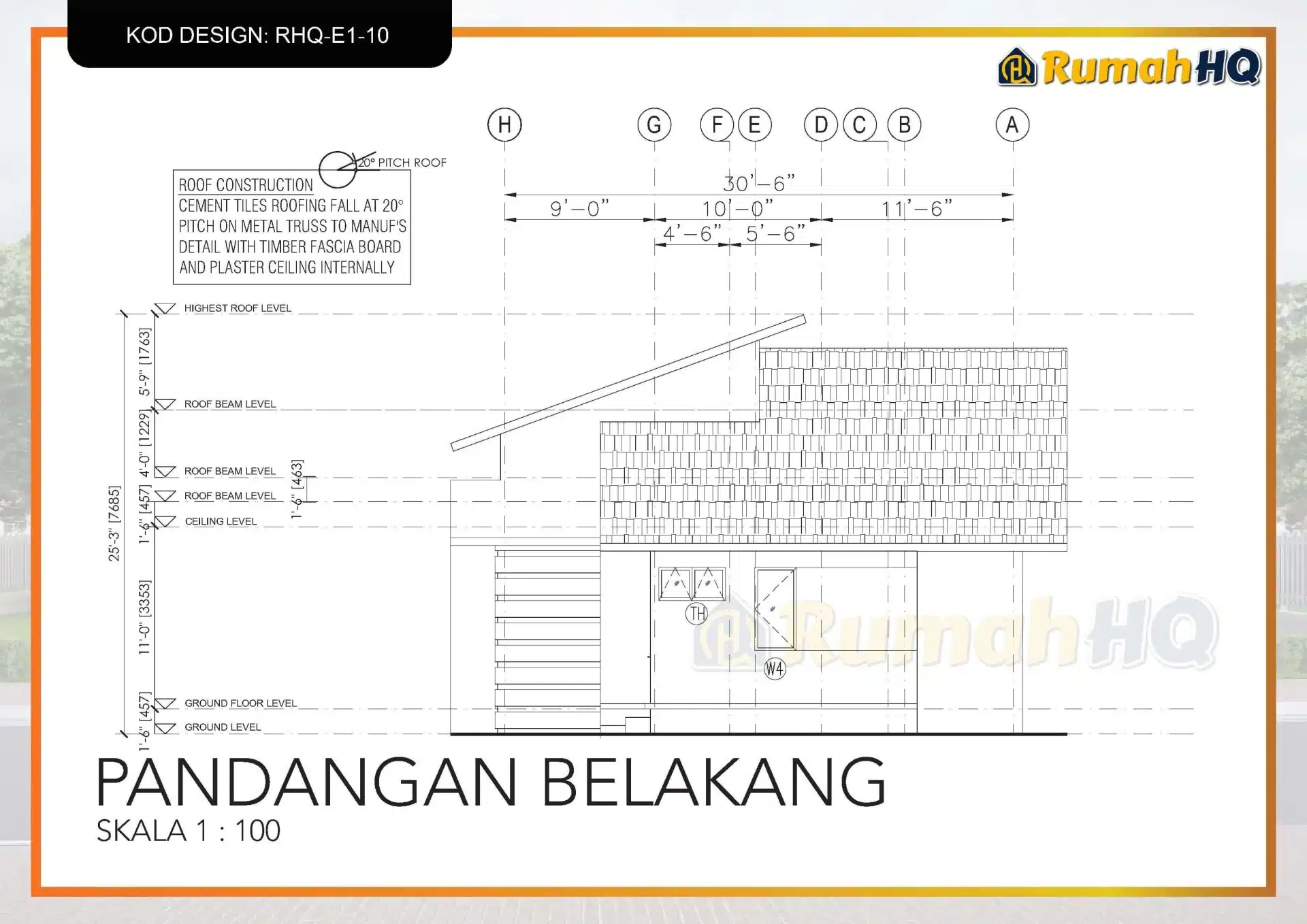 RHQ-E1-10 22 Rekabentuk Design Rumah RHQ E1 10 12