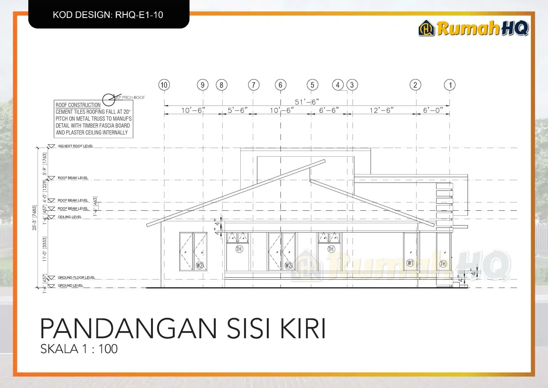 RHQ-E1-10 21 Rekabentuk Design Rumah RHQ E1 10 13