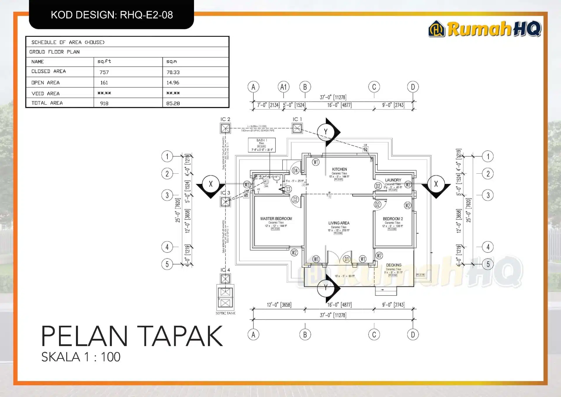 Rekabentuk Design Rumah RHQ E2 08 6